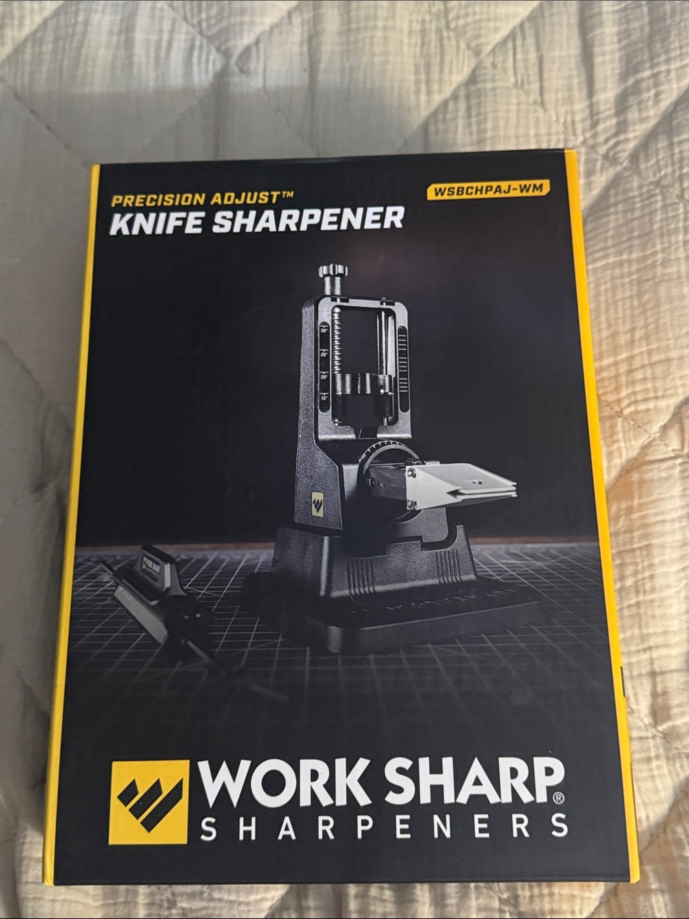 WORK SHARP Precision Adjust Knife Sharpener - Black and Yellow